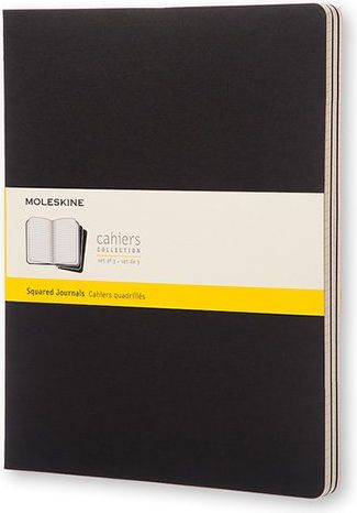 Moleskine Sešity Cahier černé 21,59 x 27,94 cm, 60 listů - obrázek 1