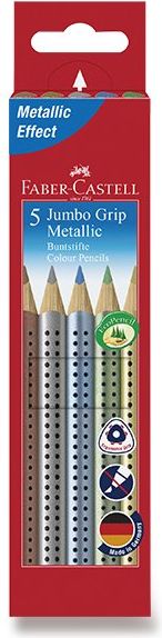Faber-Castell Pastelky Jumbo Grip Metalic 5 ks 1099 - obrázek 1