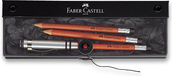 Faber-Castell Grafitová tužka Perfektní tužka 3 ks, hnědá 118352 - obrázek 1