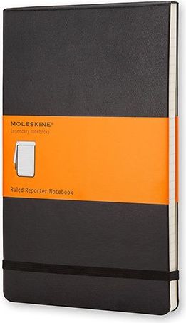Moleskine Zápisník Reporter - tvrdé desky S, linkovaný, černý A6, 96 listů - obrázek 1
