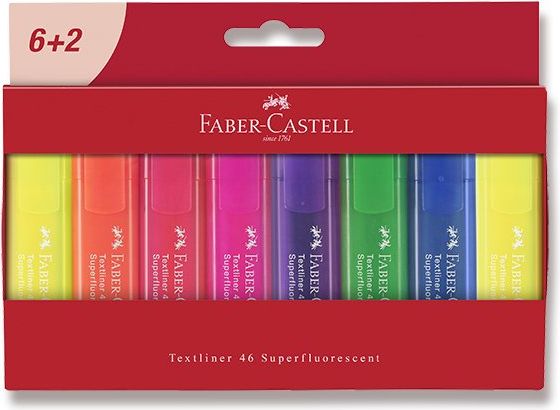 Faber-Castell Zvýrazňovač Textliner 46 8 kusů 254667 - obrázek 1