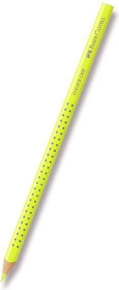 Faber-Castell Pastelka Grip   - neonové odstíny žlutá   1 ks - obrázek 1