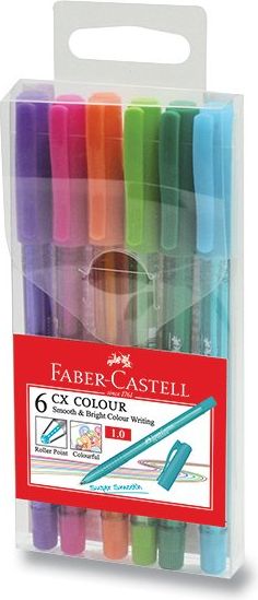 Faber-Castell Kuličková tužka 2470 CX Colour 6 ks - obrázek 1