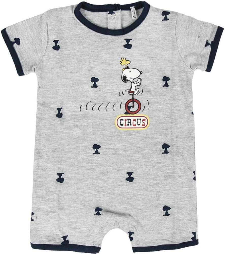 Disney chlapecký overal Snoopy 60 šedá - obrázek 1