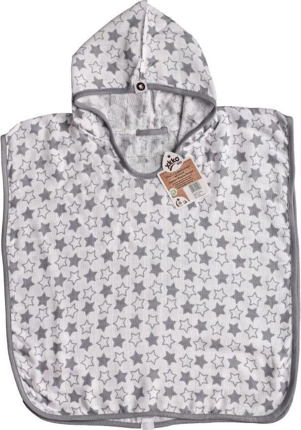 XKKO BMB Bambusové mušelínové pončo - Silver Little Stars Velikost 1 - obrázek 1
