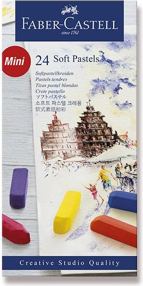 Faber-Castell Pastelové křídy Mini 24 ks 128224 - obrázek 1