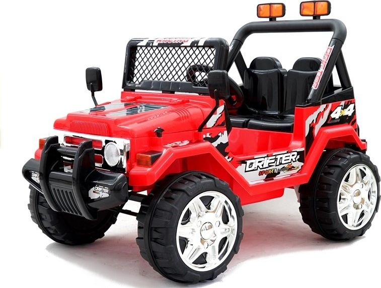 Mamido Dětské elektrické autíčko Raptor pro dvě osoby červené L-347 - obrázek 1