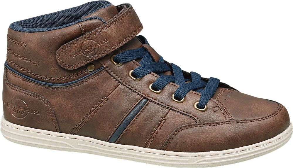 Deichmann - Memphis One Hnědé kotníkové tenisky Memphis One 37 hnědá - obrázek 1