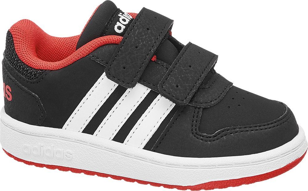 Deichmann - adidas Černé dětské tenisky na suchý zip Adidas Hoops 2.0 Cmf I 23 černá - obrázek 1