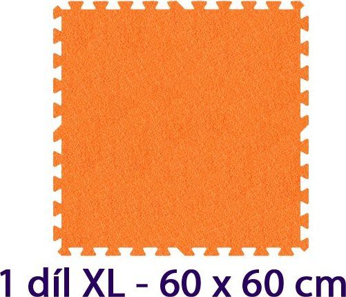 MALÝ GÉNIUS Samostatný díl XL 8mm (oranžový) - obrázek 1