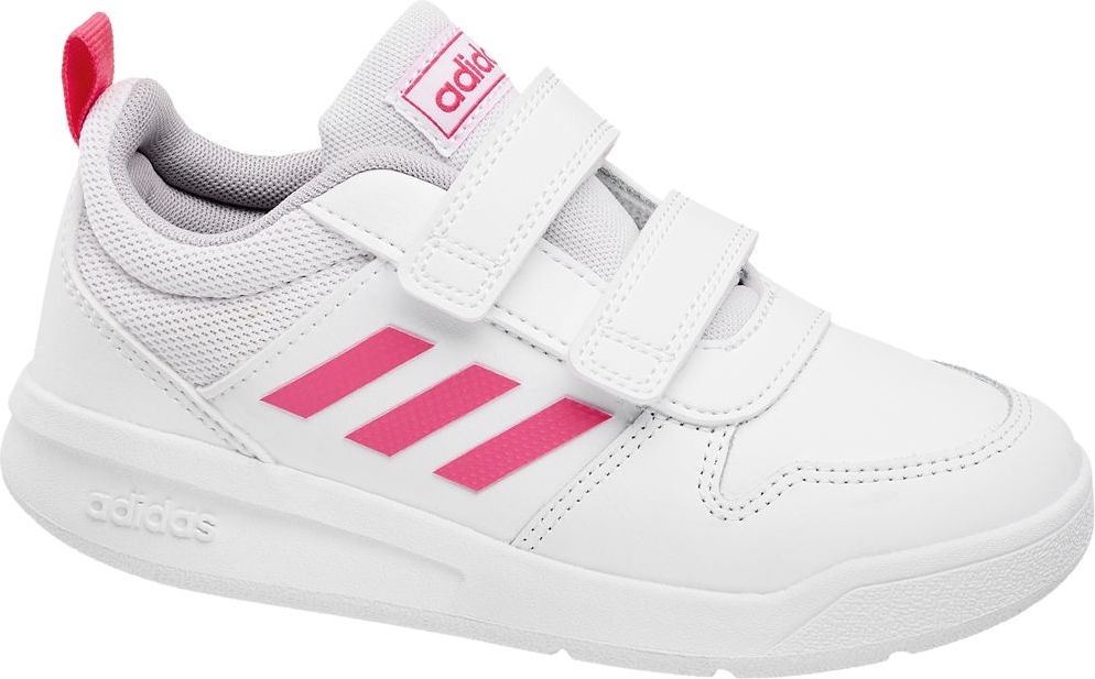 Deichmann - adidas Bílé tenisky na suchý zip Adidas Tensaur C 33 bílá - obrázek 1