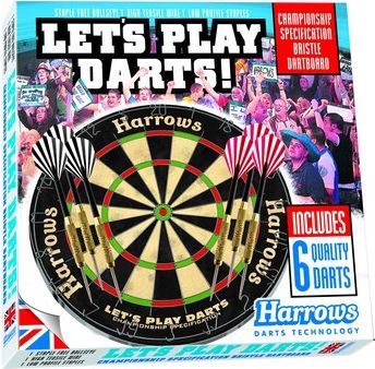 Sisalový terč Harrows Let's Play Darts - Terč sis Lets Play Darts - obrázek 1