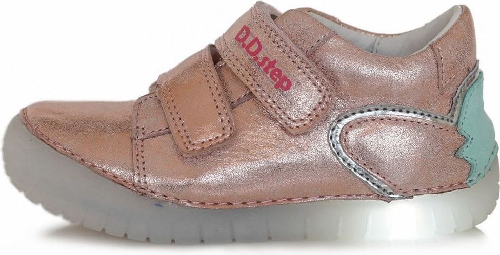 D-D-step Dívčí svítící obuv 050-18A 36 růžová - obrázek 1