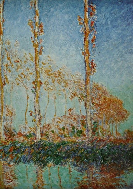 Grafika Puzzle 1000 dílků Claude Monet : Les Peupliers, 1891 - obrázek 1
