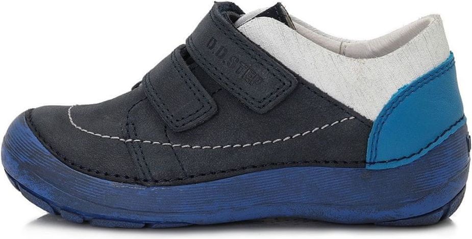 D-D-step chlapecká celoroční kotníčková obuv 023-808 29 tmavě modrá - obrázek 1