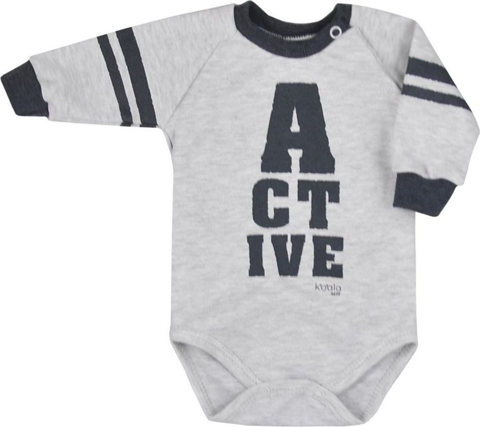 KOALA Kojenecké body Koala Active světle šedé - Kojenecké body Koala Active světle šedé - obrázek 1