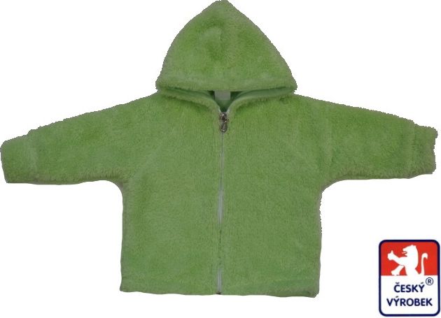 Zimní kojenecký kabátek/bundička, Lama zelená, Dětský svět vel.56 - obrázek 1
