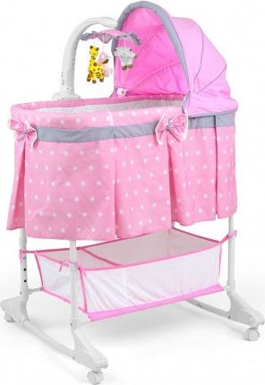 Multifunkční kolébka Milly Mally Sweet Melody Pink, Růžová - obrázek 1