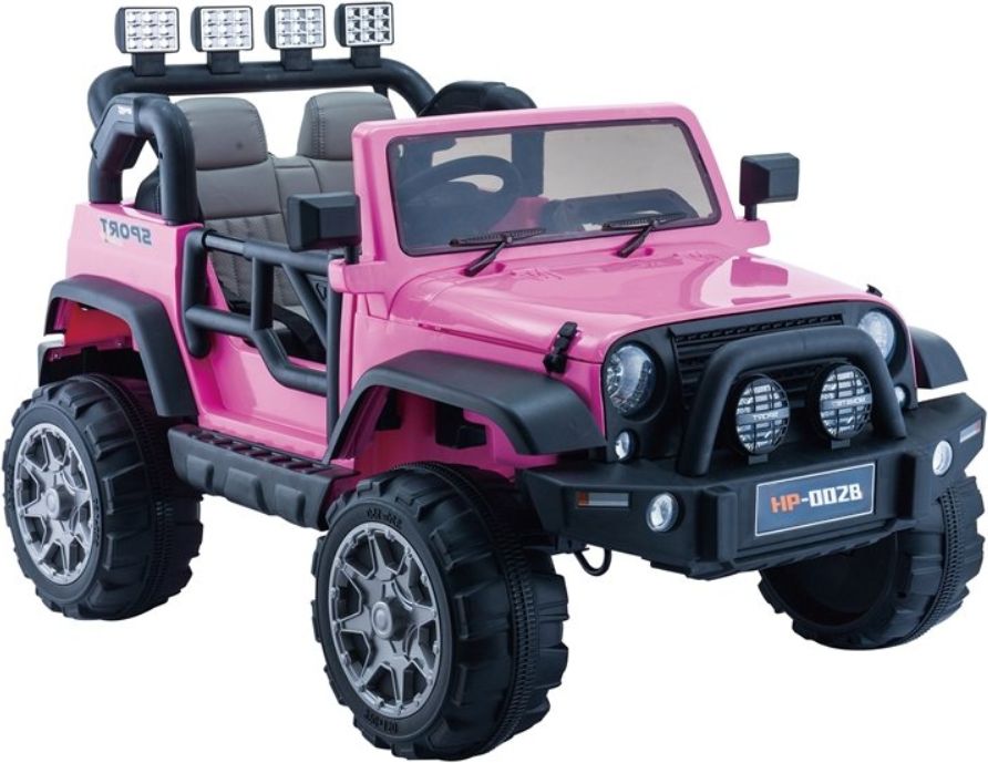 Dětské elektrické autíčko Jeep HP012 - růžové - obrázek 1
