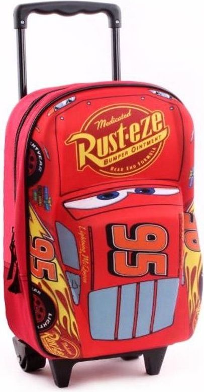 Vadobag · Dětský cestovní kufr na kolečkách - trolley - Auta - Cars - Blesk McQueen - 13L - obrázek 1