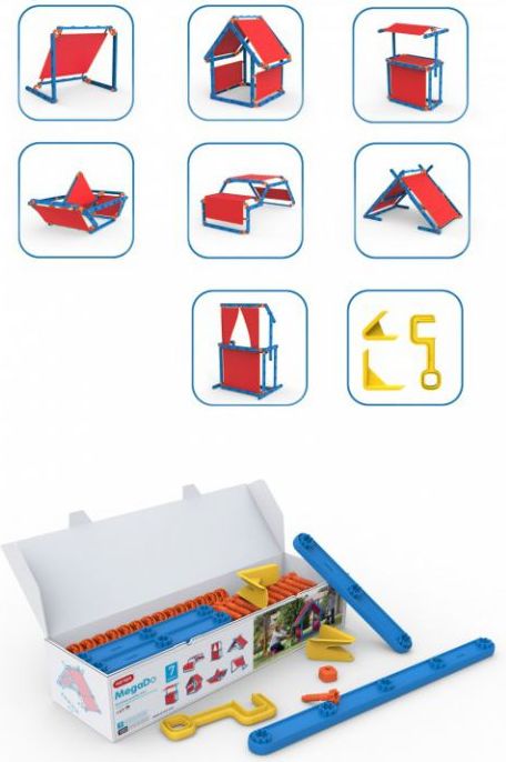 Keter MEGA DO KIT 34772 Obrovská stavebnice pro děti - obrázek 1