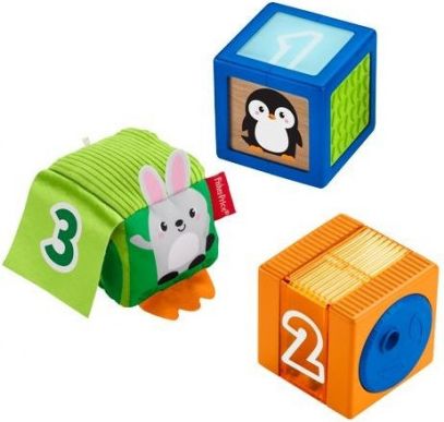 Fisher Price kostky pro rozvoj smyslů - obrázek 1