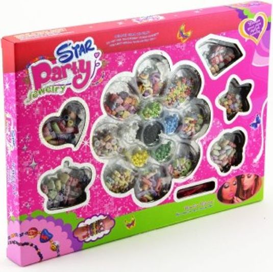Teddies Kreativní sada korálky plast v krabici 32x23x3cm - obrázek 4