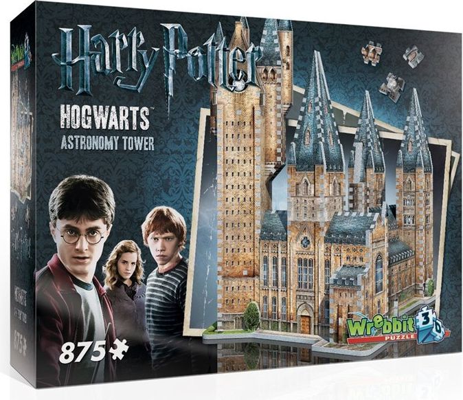 WREBBIT 3D puzzle Harry Potter: Bradavice, Astronomická věž 875 dílků - obrázek 1