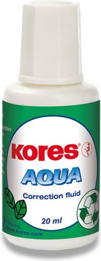 Kores Opravný lak Aqua štěteček, 20 ml - obrázek 1