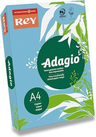 Rey Barevný papír Adagio tmavě modrý A4, 80 g, 500 listů - obrázek 1