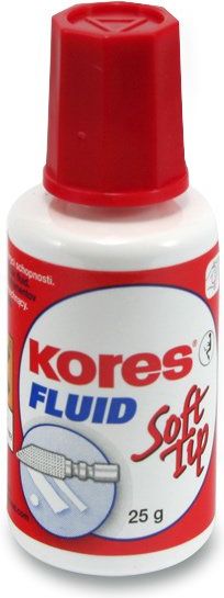 Kores Opravný lak Fluid Sof houbička, 25 g - obrázek 1