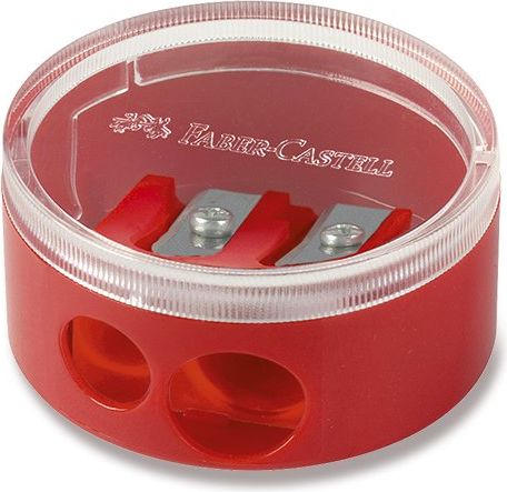 Faber-Castell Ořezávátko se zásobníkem 2 otvory, 1854180 - obrázek 1