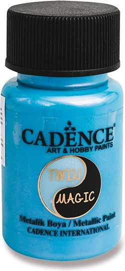 Cadence Metalická barva Twin Magic fial./modrá, 50 ml - obrázek 1