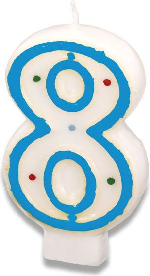 Amscan Dortová svíčka - 8, 7 cm - obrázek 1