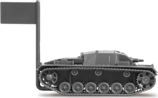 ZVEZDA Wargames (WWII) tank 6155 - Sturmgeschütz III Ausf.B (1:100) - obrázek 4