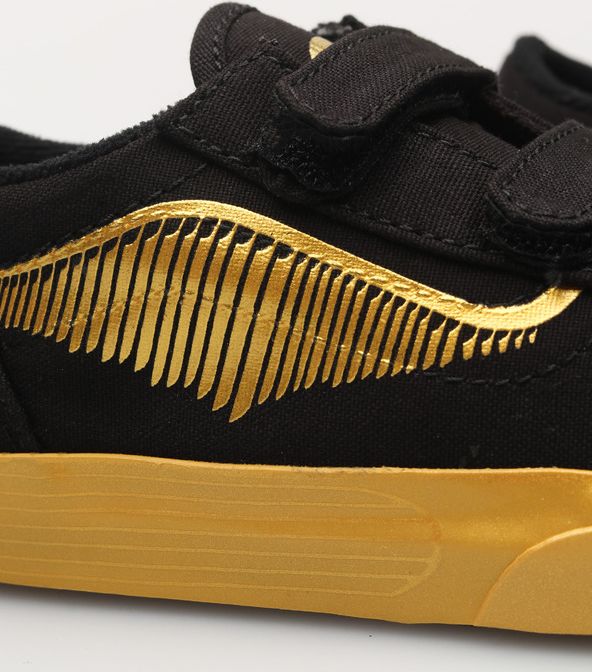 Golden Snitch Old Skool Tenisky dětské Vans | Černá | Chlapecké | 26 - obrázek 4
