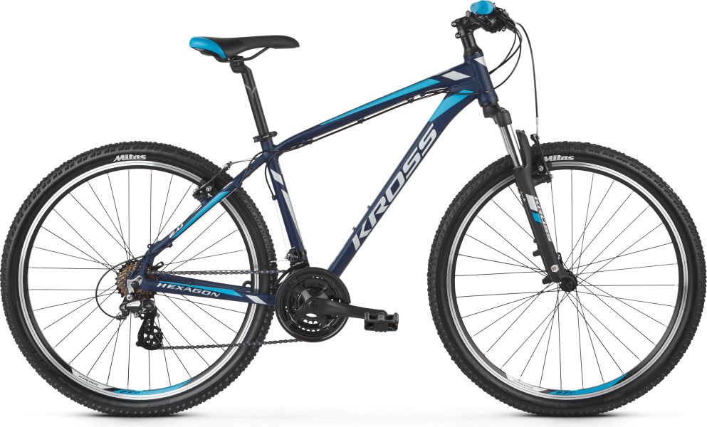 Kross Hexagon 2.0 27,5" - model 2020 černá/bílá/limetová - S (17'') - obrázek 2