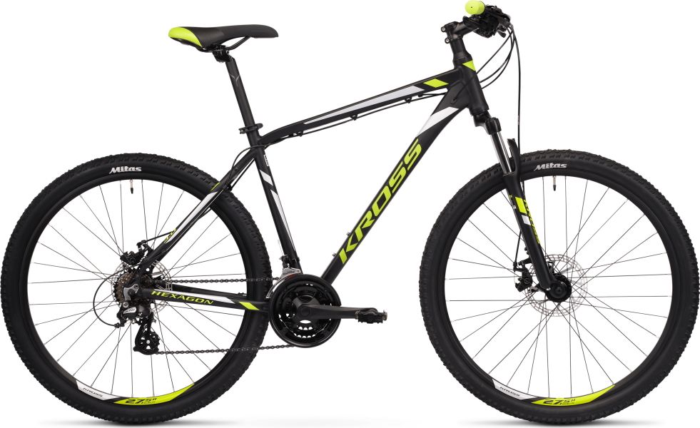 Kross Hexagon 3.0 27,5" - model 2020 černá/červená/stříbrná - L (21'') - obrázek 2