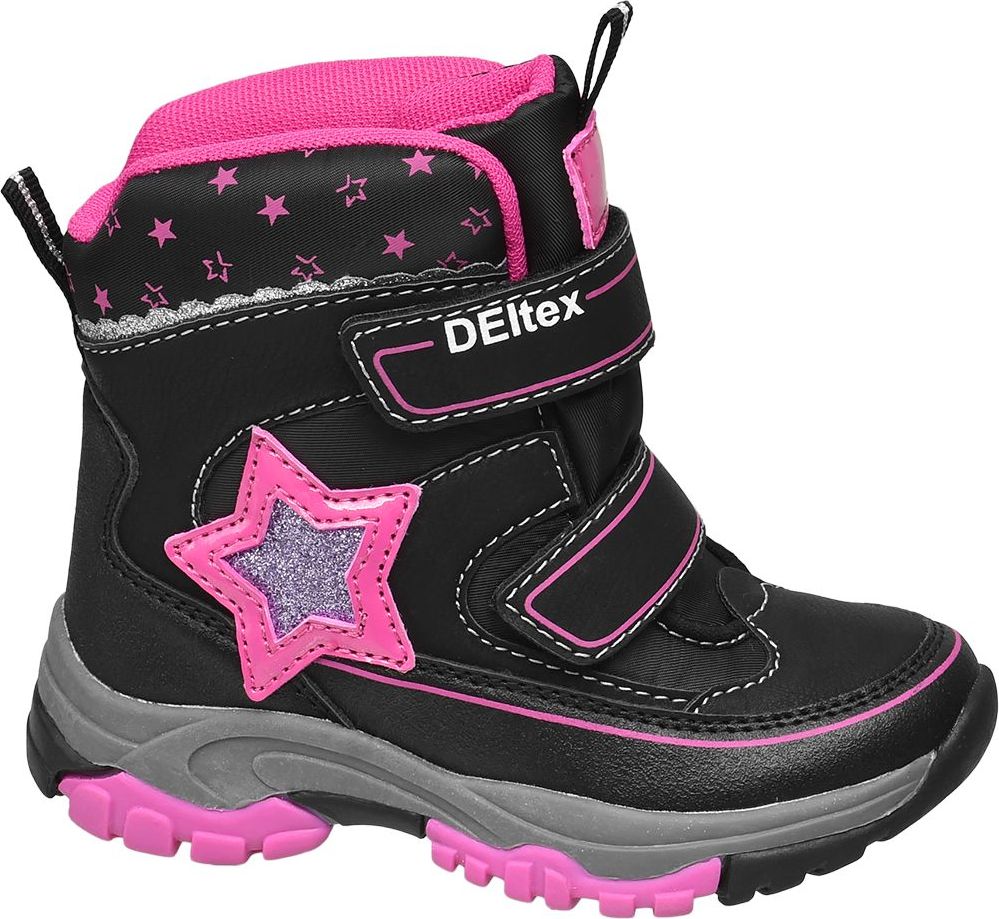 Deichmann - Cortina Černá kotníková obuv na suchý zip Cortina s TEX membránou 27 černá - obrázek 1