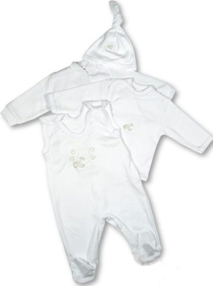 NEW BABY 4-dílná soupravička - 62 (3-6m) - obrázek 1