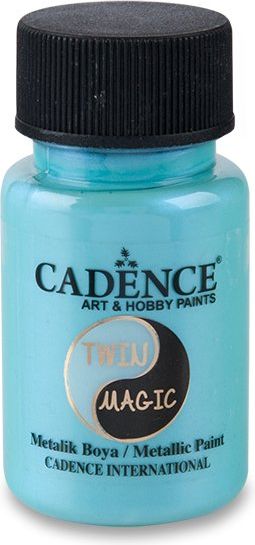 Cadence Metalická barva Twin Magic modrá/zel., 50 ml - obrázek 1