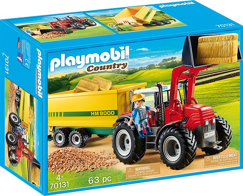 Playmobil 70131 Velký traktor s přívěsem - obrázek 1