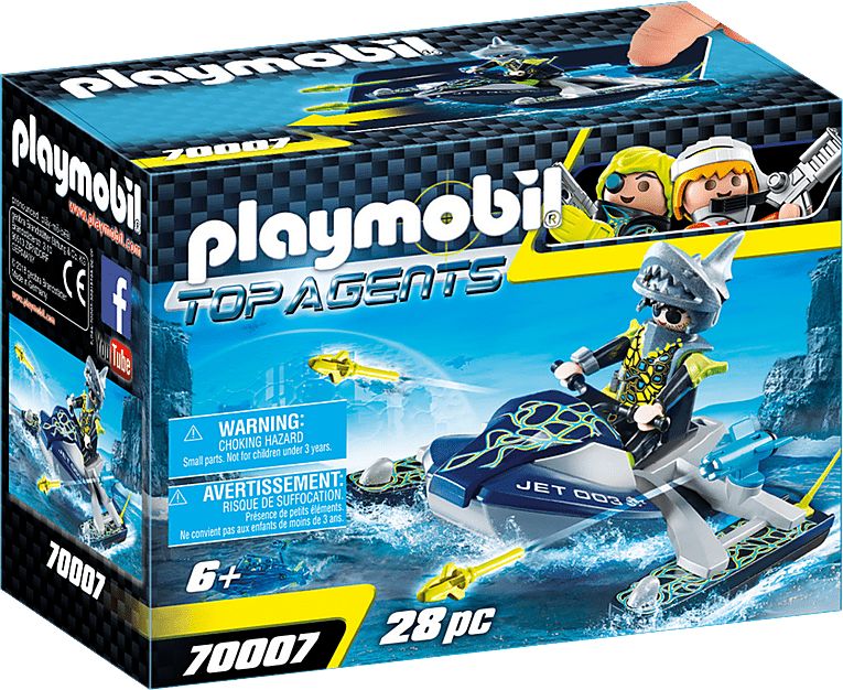 Playmobil 70007 Team S.H.A.R.K. Raketový skútr - obrázek 1