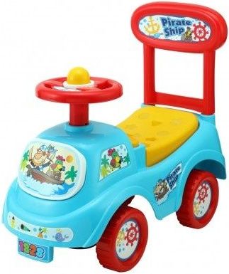 Teddies Odrážedlo auto plast modré výška sedadla 20cm v krabici 48x23,5x22,5cm 12-35m - obrázek 1