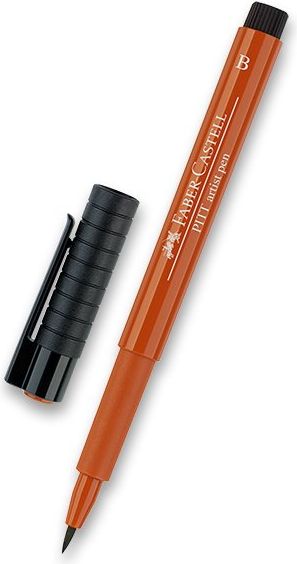 Faber-Castell Popisovač Pitt Artist Pen Brush - hnědá sanguina 188/ 6748 - obrázek 1