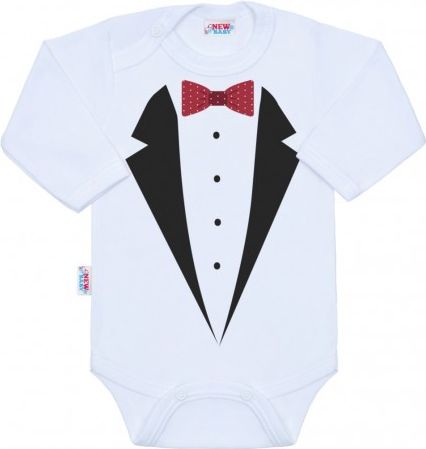 Body s potiskem New Baby smoking, Bílá, 62 (3-6m) - obrázek 1