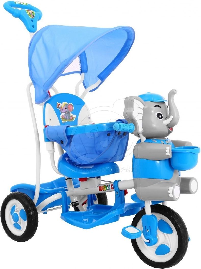 Eurobaby tříkolka - Růžová panda - obrázek 14