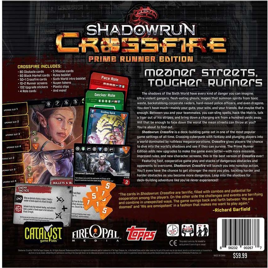 Catalyst Game Labs Shadowrun: Crossfire Prime Runner - obrázek 2