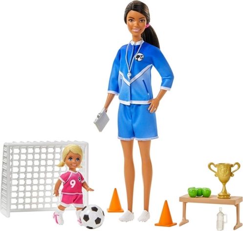 Barbie fotbalová trenérka s panenkou herní set - obrázek 2