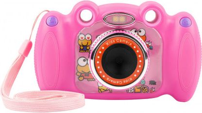 Digitální fotoaparát pro děti Ugo Froggy, růžový, 1,3mpx, video Full HD 1080 px, 2" LCD displej - obrázek 1